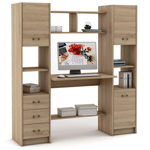Компьютерный стол Август-7-Дуб-сонома