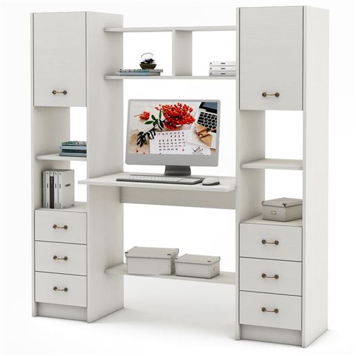 Компьютерный стол Август-8-Белый