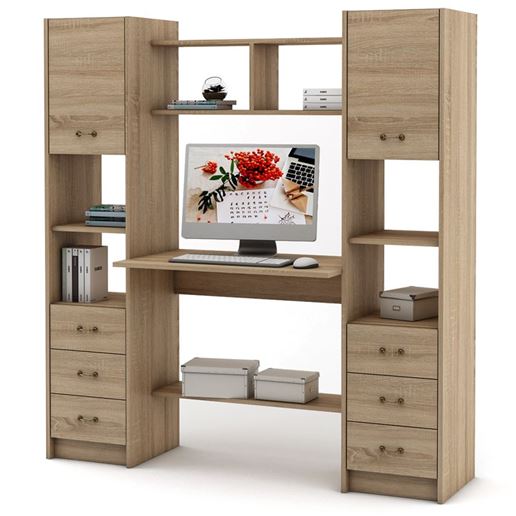 Компьютерный стол Август-8-Дуб-сонома