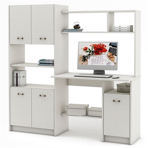 Компьютерный стол Август-9-Белый