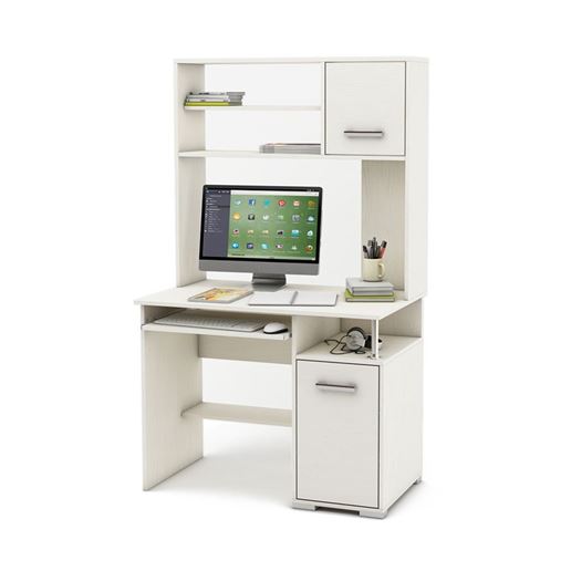 Компьютерный стол Амбер-13-Белый