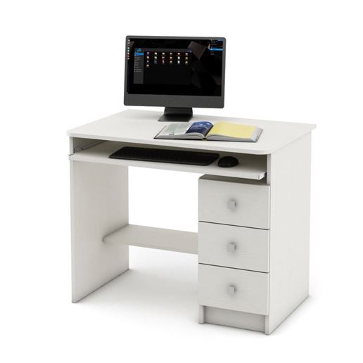 Компьютерный стол Бостон-5-Белый