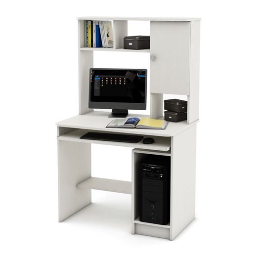 Компьютерный стол Бостон-7-Белый