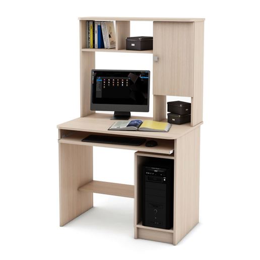 Компьютерный стол Бостон-7-Дуб-молочный