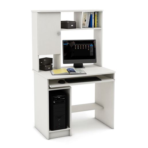 Компьютерный стол Бостон-8-Белый