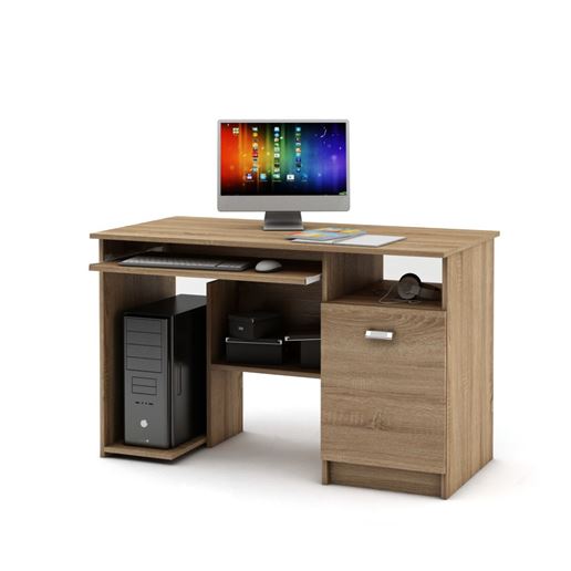 Компьютерный стол Имидж-10-Дуб-сонома