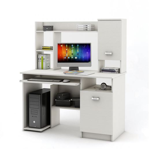 Компьютерный стол Имидж-12-Белый