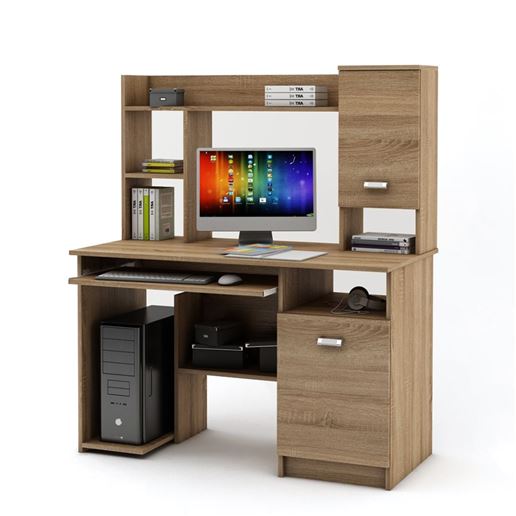 Компьютерный стол Имидж-12-Дуб-сонома