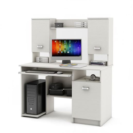 Компьютерный стол Имидж-14-Белый