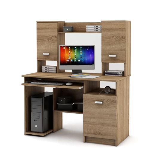 Компьютерный стол Имидж-14-Дуб-сонома