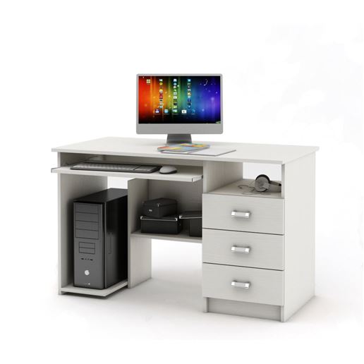 Компьютерный стол Имидж-16-Белый