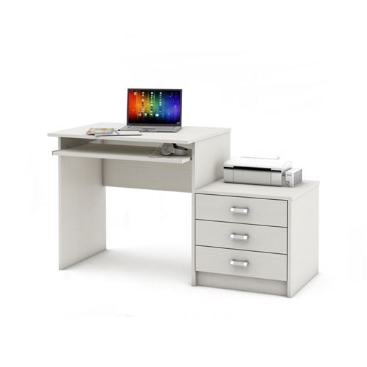 Компьютерный стол Имидж-22-Белый