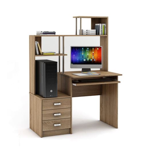 Компьютерный стол Имидж-25-Дуб-сонома