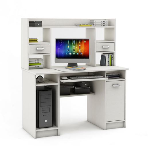 Компьютерный стол Имидж-31-Белый