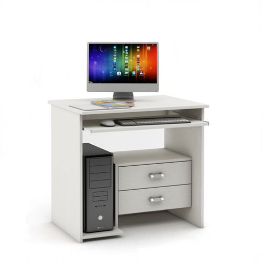 Компьютерный стол Имидж-33-Белый