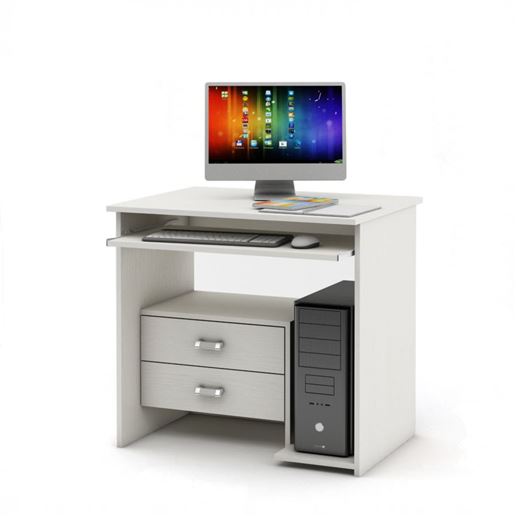 Компьютерный стол Имидж-34-Белый