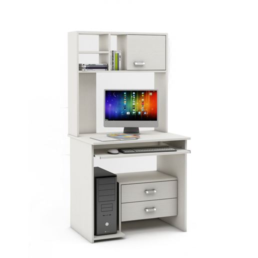 Компьютерный стол Имидж-35-Белый