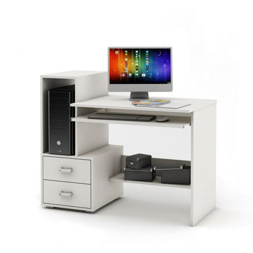 Компьютерный стол Имидж-38-Белый
