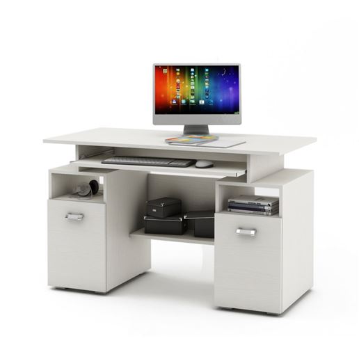 Компьютерный стол Имидж-41-Белый