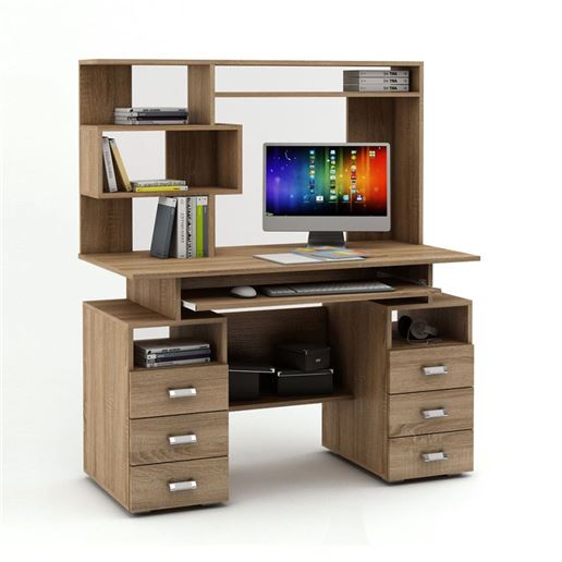 Компьютерный стол Имидж-46-Дуб-сонома