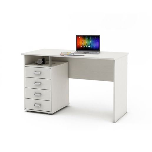 Компьютерный стол Имидж-52-Белый
