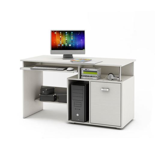 Компьютерный стол Имидж-56-Белый