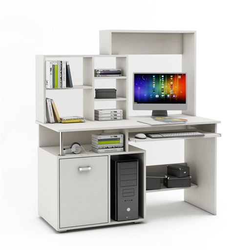Компьютерный стол Имидж-57-Белый