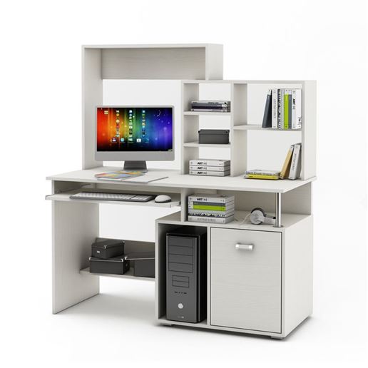 Компьютерный стол Имидж-58-Белый