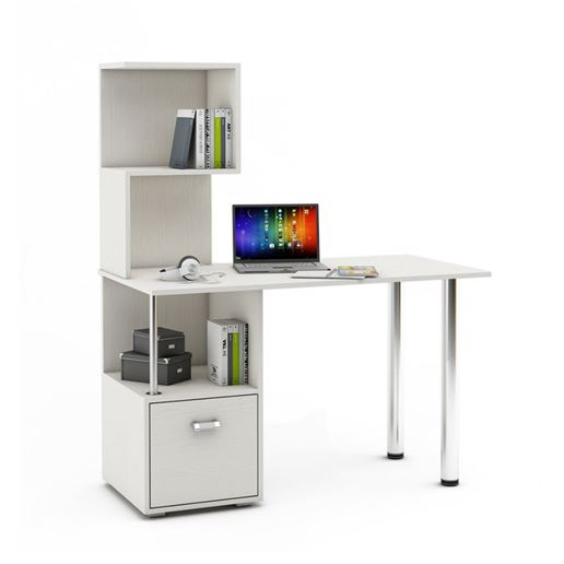 Компьютерный стол Имидж-65-Белый