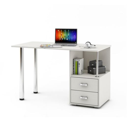 Компьютерный стол Имидж-68-Белый