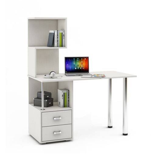 Компьютерный стол Имидж-69-Белый