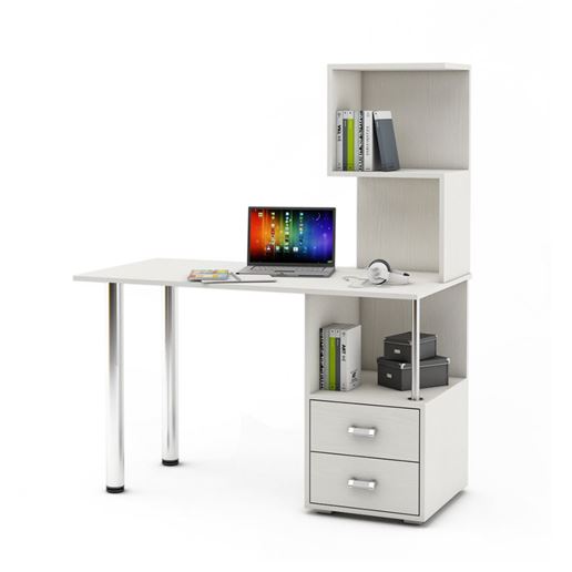 Компьютерный стол Имидж-70-Белый