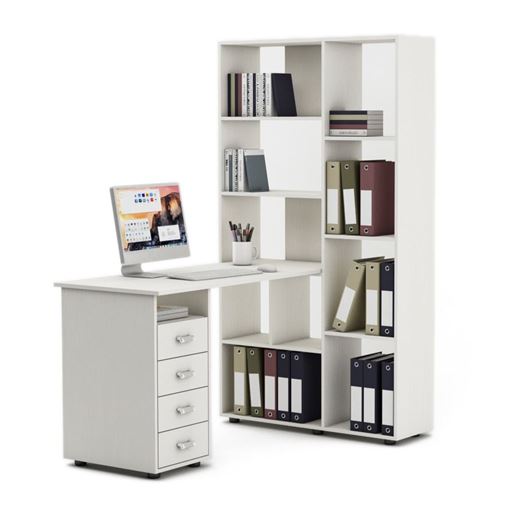 Компьютерный стол Оксфорд-2-Белый