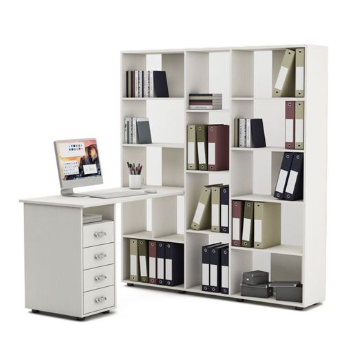 Компьютерный стол Оксфорд-4-Белый