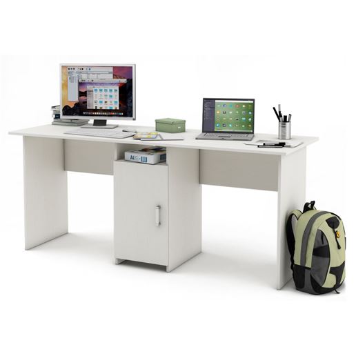 Письменный стол Лайт-10-Белый