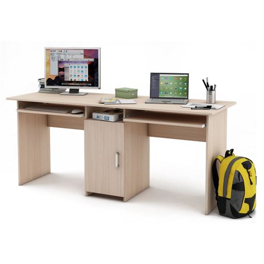 Письменный стол Лайт-10К-Дуб-молочный