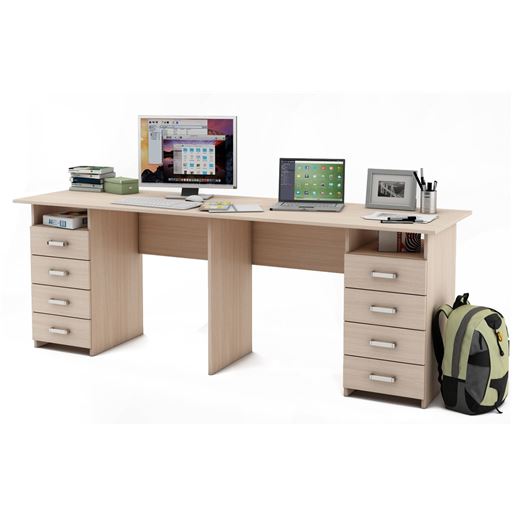 Письменный стол Лайт-15-Дуб-молочный