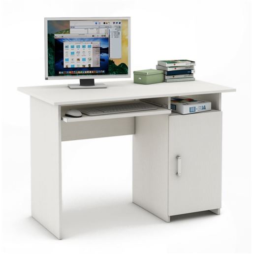 Письменный стол Лайт-3К-Белый