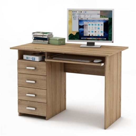 Письменный стол Лайт-4К-Дуб сонома