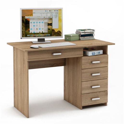 Письменный стол Лайт-5Я-Дуб сонома