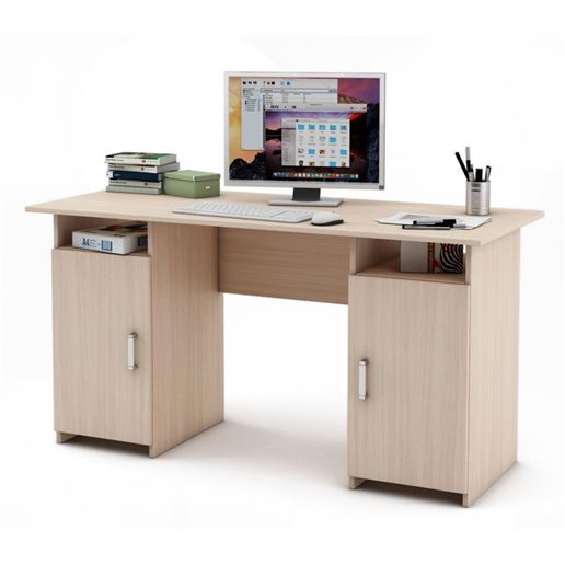 Письменный стол Лайт-6-Дуб-молочный
