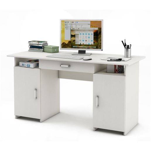 Письменный стол Лайт-6Я-Белый