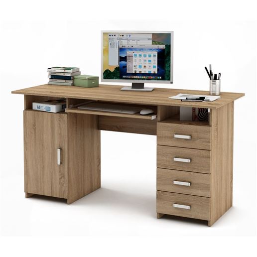 Письменный стол Лайт-7К-Дуб сонома