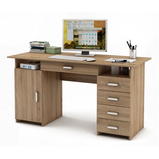 Письменный стол Лайт-7Я-Дуб сонома