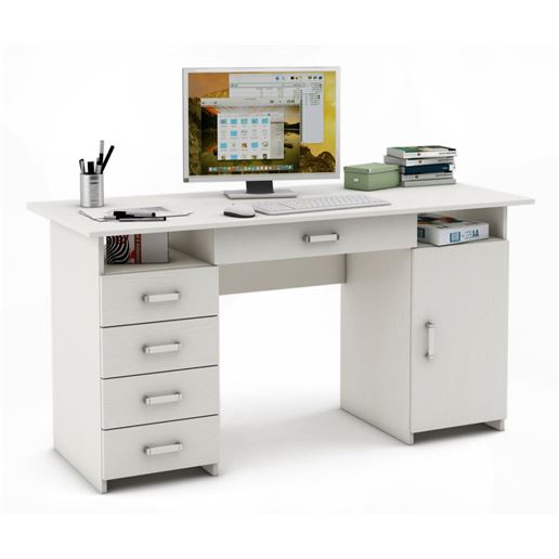 Письменный стол Лайт-8Я-Белый