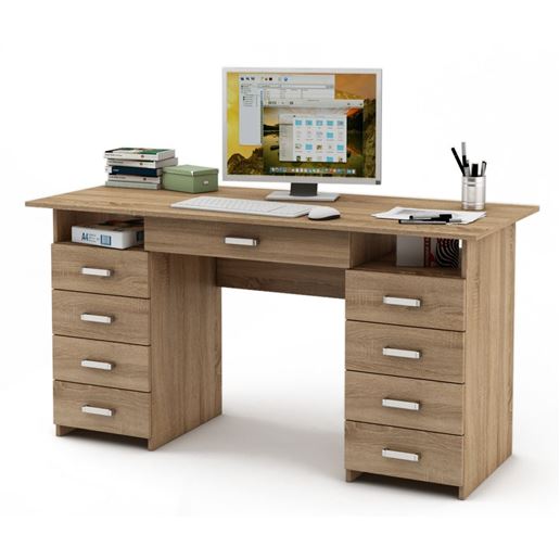 Письменный стол Лайт-9Я-Дуб сонома