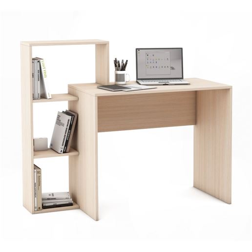 Письменный стол Нокс-3-Дуб-молочный