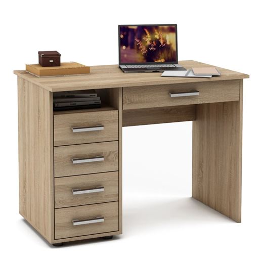 Письменный стол Остин-4Я-Дуб-сонома