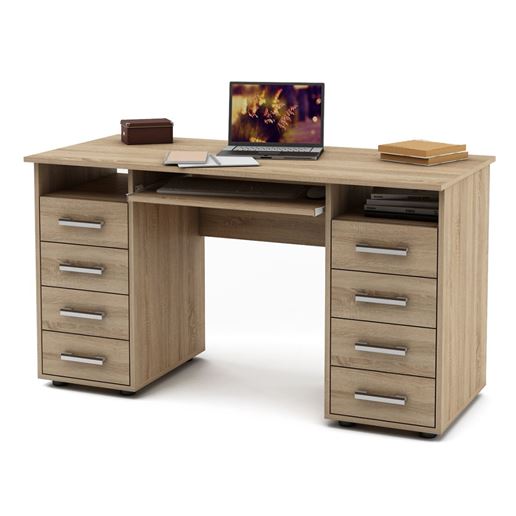 Письменный стол Остин-6-Дуб-сонома