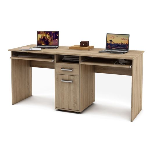 Письменный стол Остин-7-Дуб-сонома